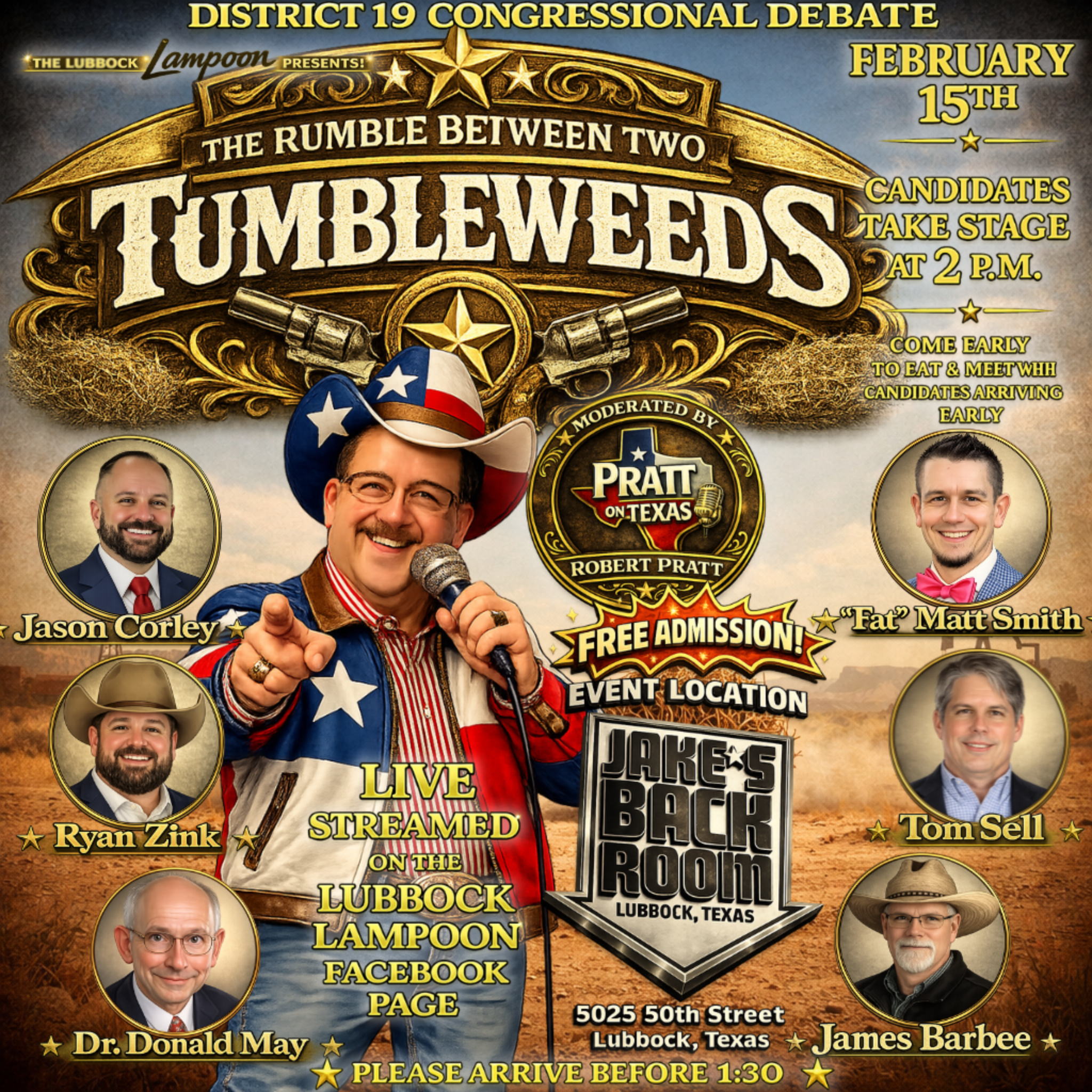 District 19 Candidate Debate poster